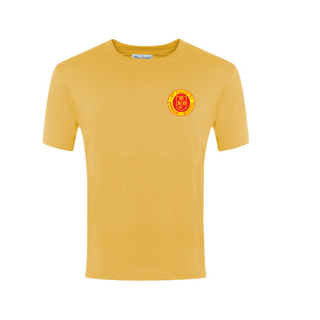 St David's Yellow P.E Tops