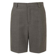 Senior Boys Grey Tailored Shorts - Rigid Waist