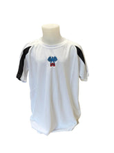 Load image into Gallery viewer, Caerleon White/Black contrast P.E Tech Tee
