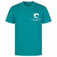 Load image into Gallery viewer, Clare House School P.E top - logo to front and back
