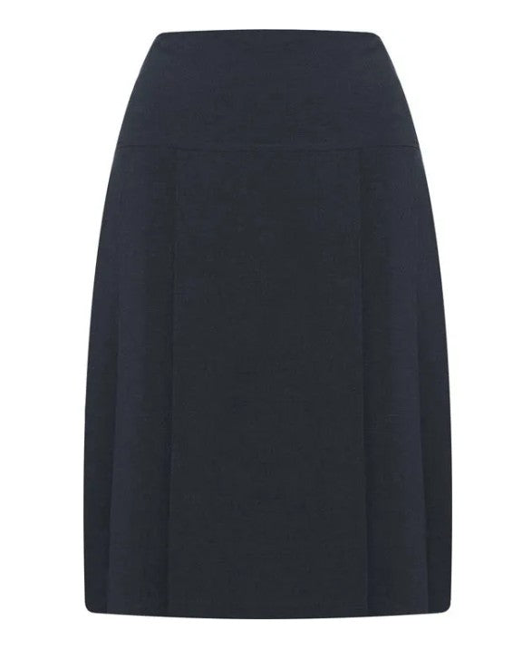 Abersychan Black Pleated Skirt