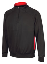 Load image into Gallery viewer, Cwmbran Town Next Gen Contrast Quarter Zip Track Top with Club Logo
