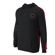 Cwmbran Town Edge Contrast Pro Hoodie with Club Logo