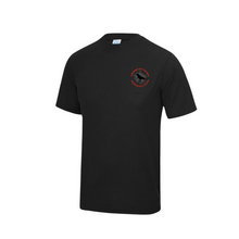 Load image into Gallery viewer, Cwmbran Town Block Colour Adults Tech Tee with Club Logo
