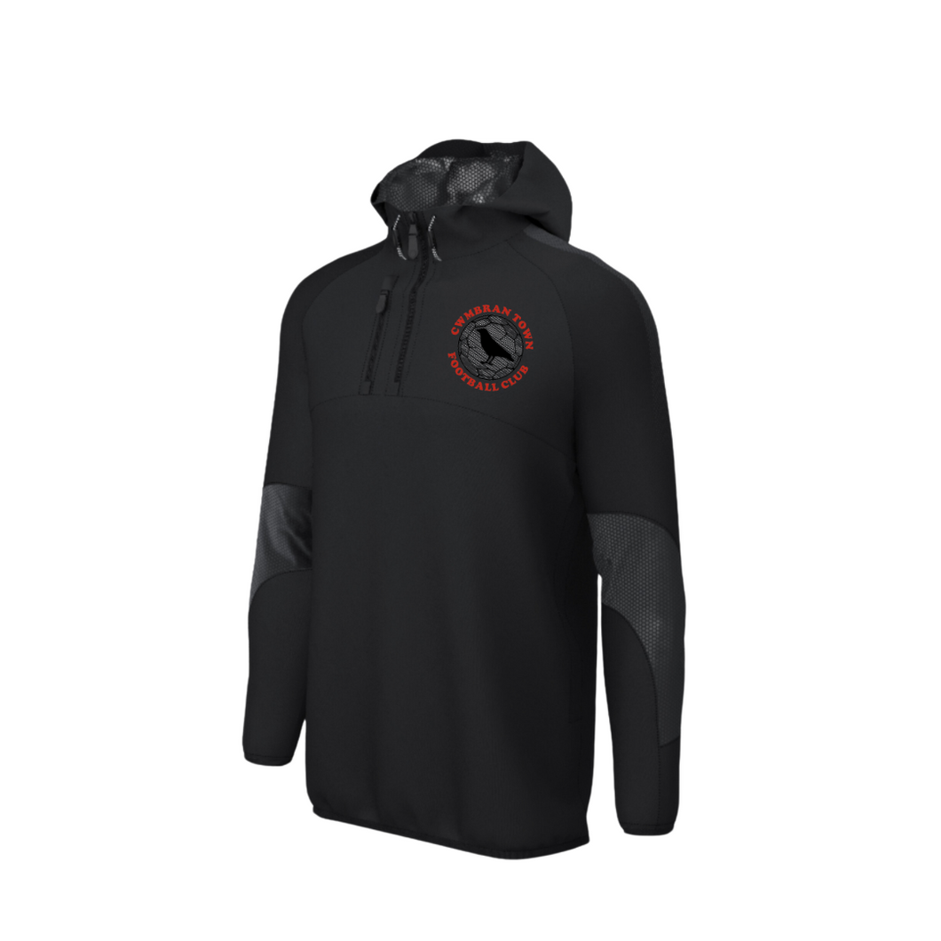 Cwmbran Town Edge Hooded Jacket with Club Logo