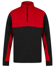 Load image into Gallery viewer, Cwmbran Town Contrast Quarter Zip Midlayer with Club Logo
