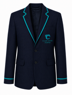Clare House Trimmed Blazer with School Logo