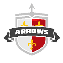 Load image into Gallery viewer, Arrows Umbrella with club logo
