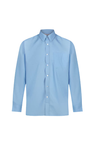Caerleon Blue Non Iron Shirts - Twin-pack