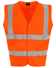 Load image into Gallery viewer, SiteArmor Hi-vis kids safety waistcoats (Orange, Yellow, Lime, Pink, Red or Blue)
